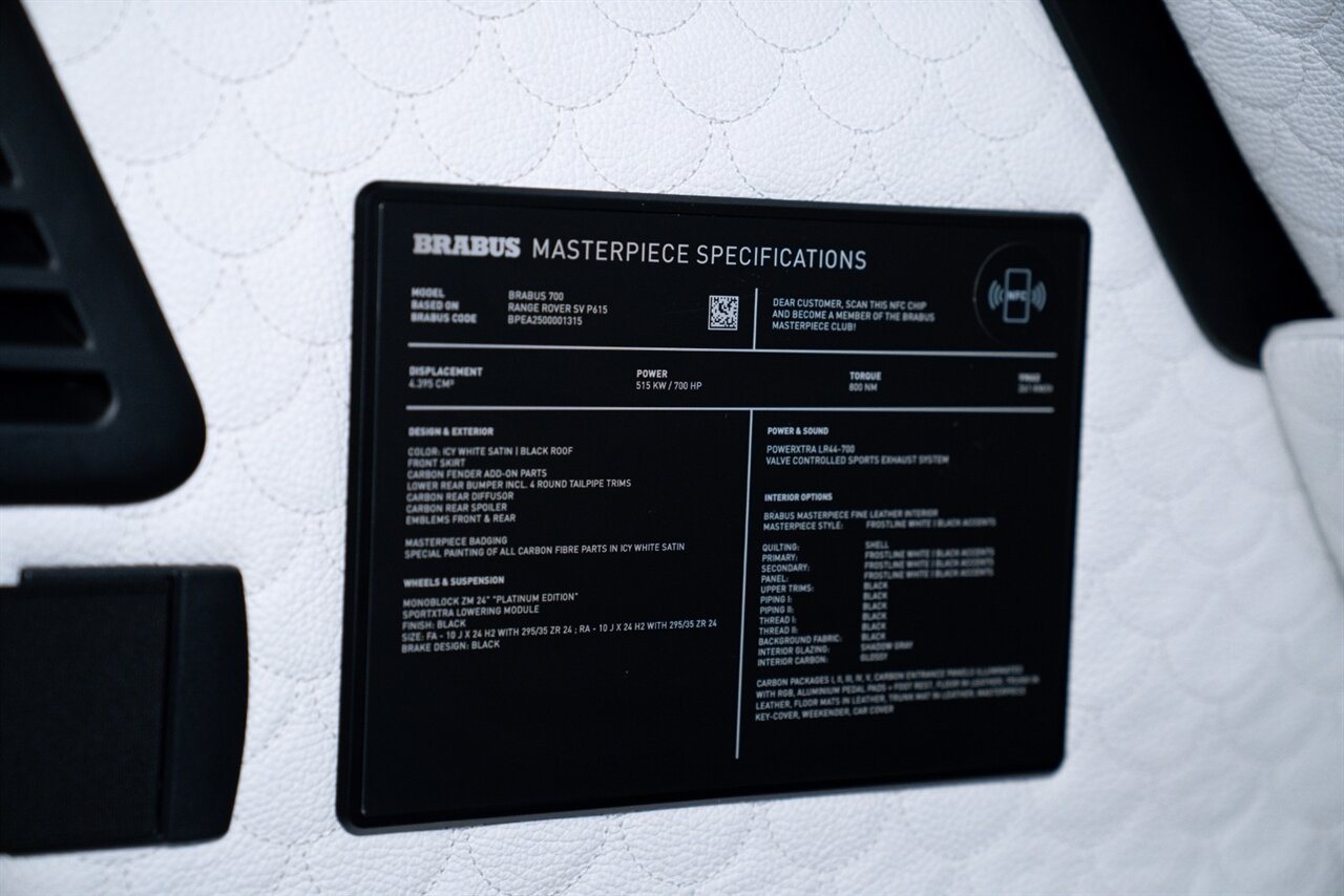 2025 Land Rover Range Rover P615 SV LWB Brabus 700 - Photo 37 - Beverly Hills, CA 90212