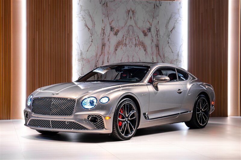 Extreme Silver Metallic 2023 Bentley Continental GT Coupe All-Wheel Drive 8-Speed Automatic