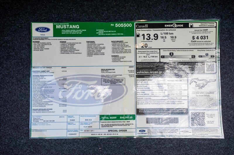 2024 Ford Mustang Dark Horse Handling Package - Photo 42 - Sarasota, FL 34243