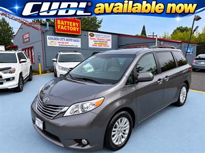 2017 Toyota Sienna XLE Premium 8-Passenger 80K MILES CLEAN TITLE  EASY FINANCING GREAT COLOR GREAT SHAPE Minivan