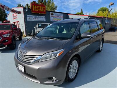 2017 Toyota Sienna Limited Premium AWD ONE OWNER 7-PASSENGER  CLEAN TITLE & SERVICE RECORDS EASY FINANCING Minivan