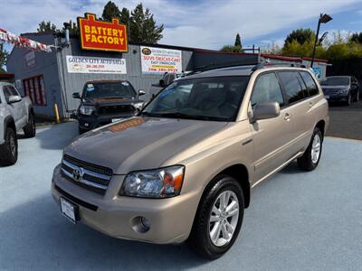 2007 Toyota Highlander Hybrid AWD ONE OWNER GAS SAVER 24 SERVICE RECORDS  EASY FINANCING GREAT SHAPE NICE COLOR SUV