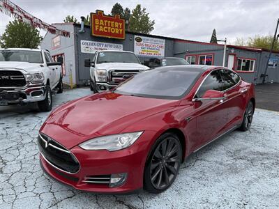 2013 Tesla Model S Performance LOW MILEAGE 86K THIRD ROW CLEAN TITLE  EASY FINANCING EXCELLENT CONDITION GREAT COLOR Sedan