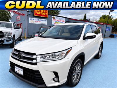 2019 Toyota Highlander XLE AWD 8-PASSENGER 1 OWNER 89K MILES CLEAN TITLE  EASY FINANCING GREAT SHAPE NICE COLOR SUV