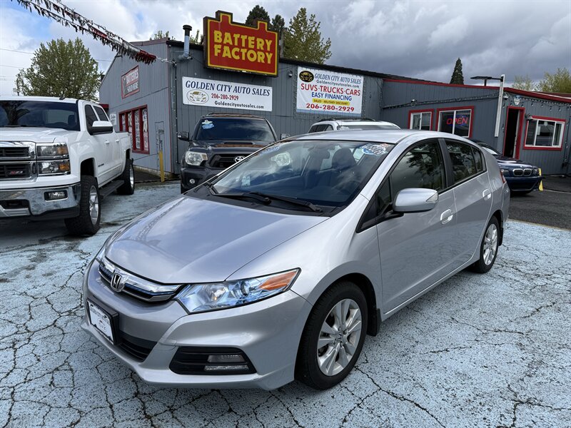 Frosted Silver Metallic 2012 Honda Insight EX Hatchback Front-Wheel Drive Automatic