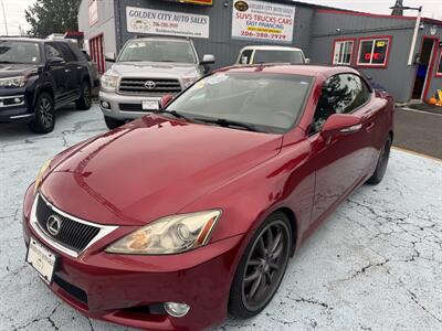 2010 Lexus IS 350C IS 350 CONVERTIBLE  ONE OWNER LOW MILES 51K CLEAN TITLE Convertible