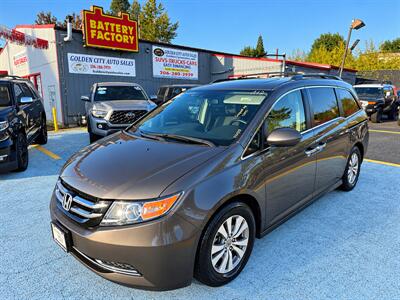 2014 Honda Odyssey EX-L w/Navi ONE OWNER 21 SERVICES CLEAN TITLE  EASY FINANCING GREAT SHAPE Minivan