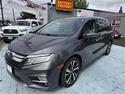 2018 Honda Odyssey Elite 8 PASSENGER GREAT SHAPE CLEAN TITE  GREAT CARFAX CLEAN TITLE Van