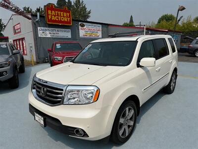 2013 Honda Pilot Touring 4WD ONE OWNER 76K MILES DVD CLEAN TITLE  EASY FINANCING EXCELLENT CONDITION GREAT COLOR SUV