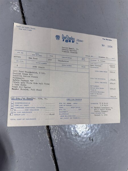 1957 Ford Thunderbird Baby -Bird Series - Photo 55 - Mooresville, NC 28115