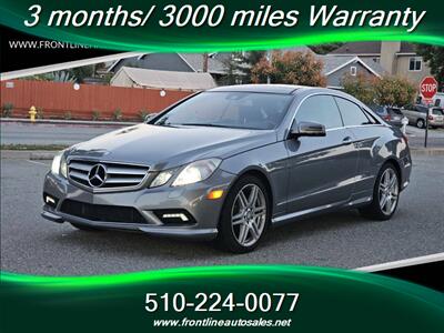 2010 Mercedes-Benz E 550 2dr Coupe Coupe