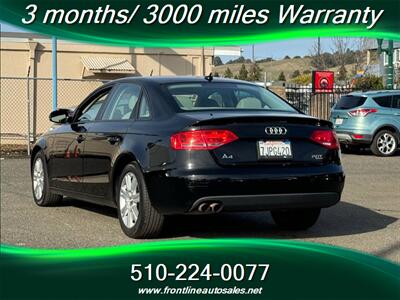 2011 Audi A4 2.0T quattro Premium AWD 4dr Sedan 6M   - Photo 3 - Hayward, CA 94544