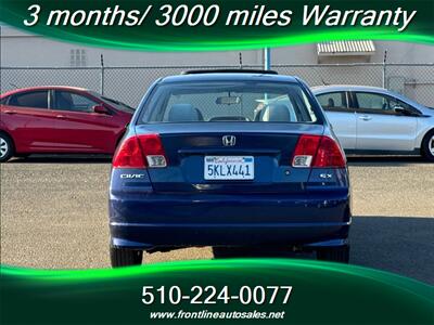 2004 Honda Civic EX 4dr Sedan   - Photo 11 - Hayward, CA 94544