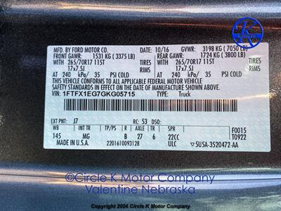 2016 Ford F-150 XL   - Photo 42 - Valentine, NE 69201