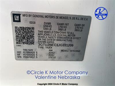 2018 GMC Sierra 1500 SLT   - Photo 52 - Valentine, NE 69201