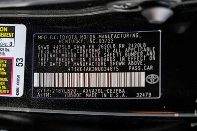 2022 Toyota Camry XSE   - Photo 48 - Dallas, TX 75220