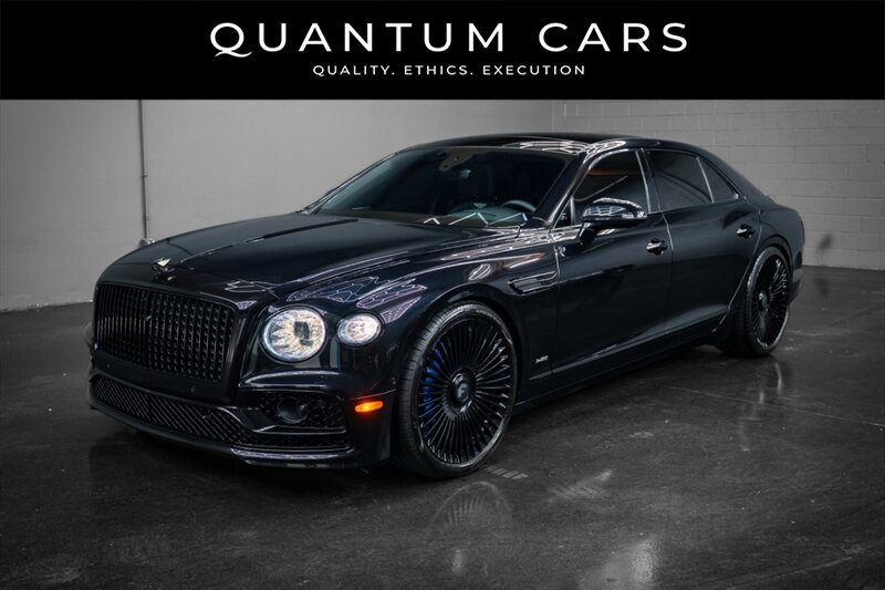 Black 2022 Bentley Flying Spur W12 AWD Sedan All-Wheel Drive 8-Speed Automatic
