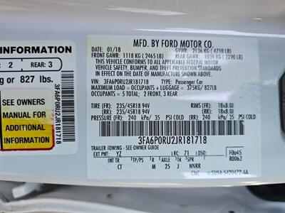 2018 Ford Fusion Hybrid Titanium   - Photo 38 - Ontario, CA 91761