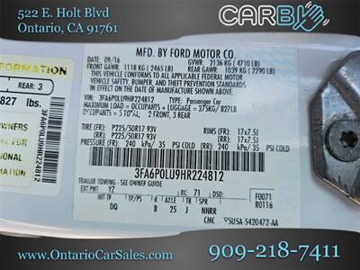 2017 Ford Fusion Hybrid SE   - Photo 36 - Ontario, CA 91761