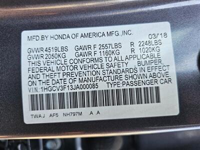 2018 Honda Accord Hybrid   - Photo 38 - Ontario, CA 91761