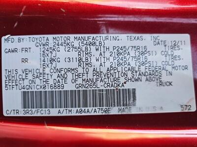 2012 Toyota Tacoma PreRunner V6 w/Backup Camera   - Photo 39 - Ontario, CA 91761