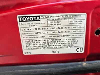 2012 Toyota Tacoma PreRunner V6 w/Backup Camera   - Photo 38 - Ontario, CA 91761