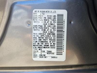 2012 Nissan Murano S   - Photo 35 - Ontario, CA 91761