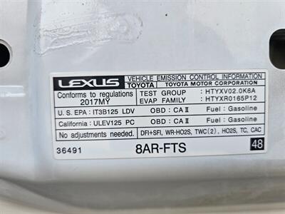 2017 Lexus IS 200t TURBO F   - Photo 37 - Ontario, CA 91761