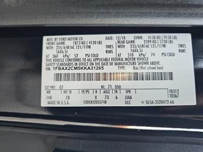 2019 Ford Transit 350 XLT   - Photo 47 - Ontario, CA 91761