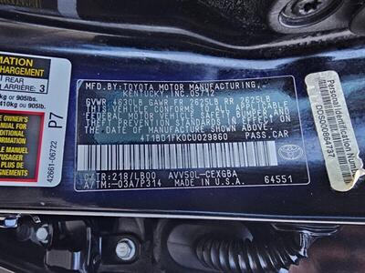 2012 Toyota Camry Hybrid XLE   - Photo 40 - Ontario, CA 91761