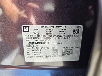 2015 Chevrolet Tahoe LT - Photo 39 - Ontario, CA 91761