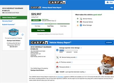 2018 Chevrolet Silverado 1500 LTZ   - Photo 2 - Albuquerque, NM 87107