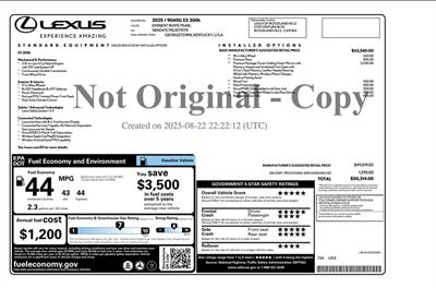 2025 Lexus ES 300h   - Photo 6 - Albuquerque, NM 87107