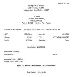 2014 Ford F-250 Super Duty XL   - Photo 10 - Albuquerque, NM 87107