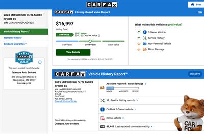 2023 Mitsubishi Outlander Sport ES   - Photo 6 - Albuquerque, NM 87107