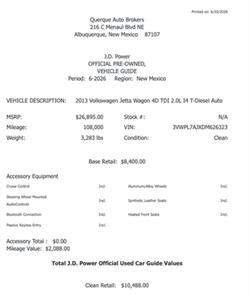 2013 Volkswagen Jetta SportWagen TDI   - Photo 6 - Albuquerque, NM 87107