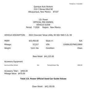 2022 Chevrolet Tahoe Special Service - Photo 10 - Albuquerque, NM 87107