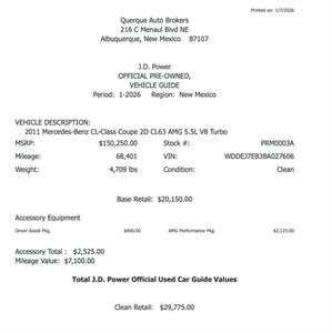 2011 Mercedes-Benz CL 63 AMG   - Photo 6 - Albuquerque, NM 87107