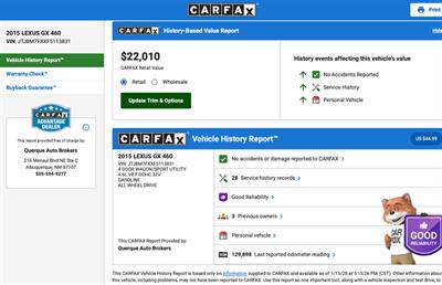 2015 Lexus GX 460 4X4 - Photo 2 - Albuquerque, NM 87107