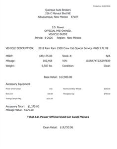 2018 RAM Ram 1500 SSV - Photo 6 - Albuquerque, NM 87107
