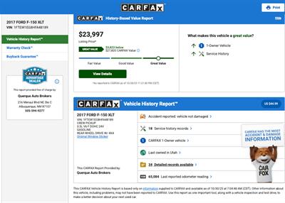 2017 Ford F-150 XLT 4x4 3.5 EcoBoost   - Photo 6 - Albuquerque, NM 87107