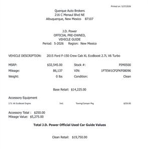 2015 Ford F-150 XL   - Photo 10 - Albuquerque, NM 87107