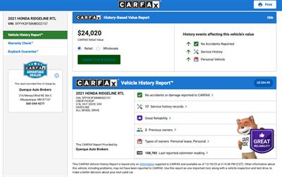 2021 Honda Ridgeline RTL AWD   - Photo 2 - Albuquerque, NM 87107