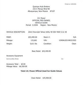 2022 Chevrolet Tahoe Special Service   - Photo 3 - Albuquerque, NM 87107