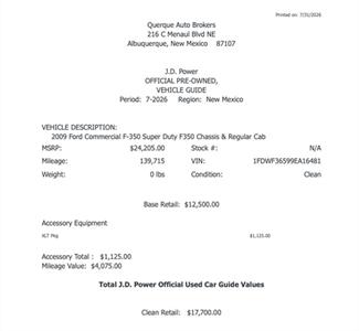 2009 Ford F-350 MOVING TRUCK - Photo 10 - Albuquerque, NM 87107