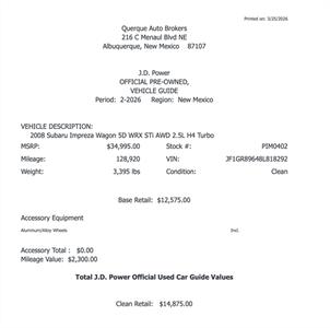 2008 Subaru Impreza WRX STI   - Photo 6 - Albuquerque, NM 87107