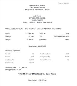 2023 Rivian R1T Adventure Quad Motor AWD   - Photo 14 - Albuquerque, NM 87107