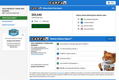 2023 Chevrolet Tahoe High Country   - Photo 2 - Albuquerque, NM 87107