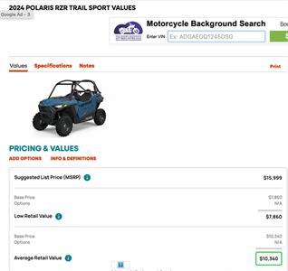 2024 Polaris RZR Trail Sport   - Photo 2 - Albuquerque, NM 87107