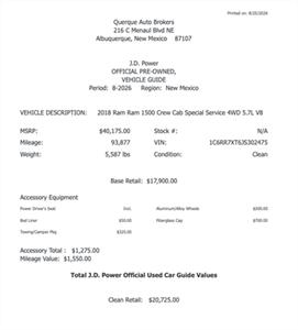 2018 RAM Ram 1500 SSV - Photo 6 - Albuquerque, NM 87107